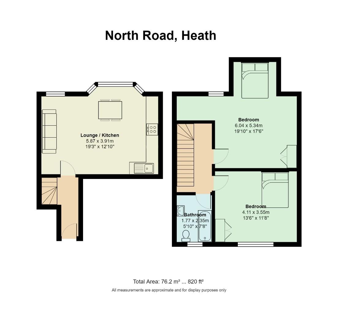 Floorplan for North Road, Heath
